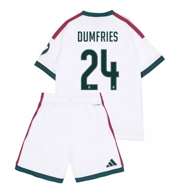 Real Madrid Denzel Dumfries #24 Hjemmebanetrøje Børn 2026-27 Kortærmet (+ Korte bukser)